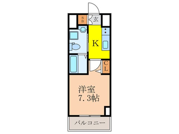 エグゼ新大阪南（603）の物件間取画像